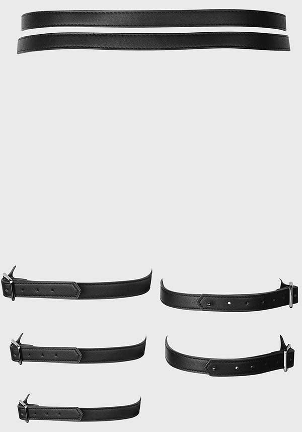 Carrion | HARNESS - Beserk - accessories, adjustable, adjustable strap, all, all ladies, belts and buckles, black, buckle, buckles, discountapp, fp, garters and harnesses, googleshopping, goth, gothic, gothic accessories, halloween accessories, harness, jun23, kill star, killstar, KS1116221, labelnew, labelvegan, ladies, ladies accessories, leg harness, plus, plus size, pocket, punk, R040623, techwear, vegan, women, womens