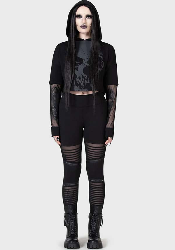 Chilled Bone | CROP HOODIE*