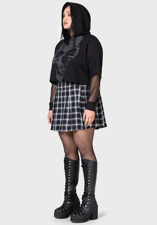 Chilled Bone | CROP HOODIE*