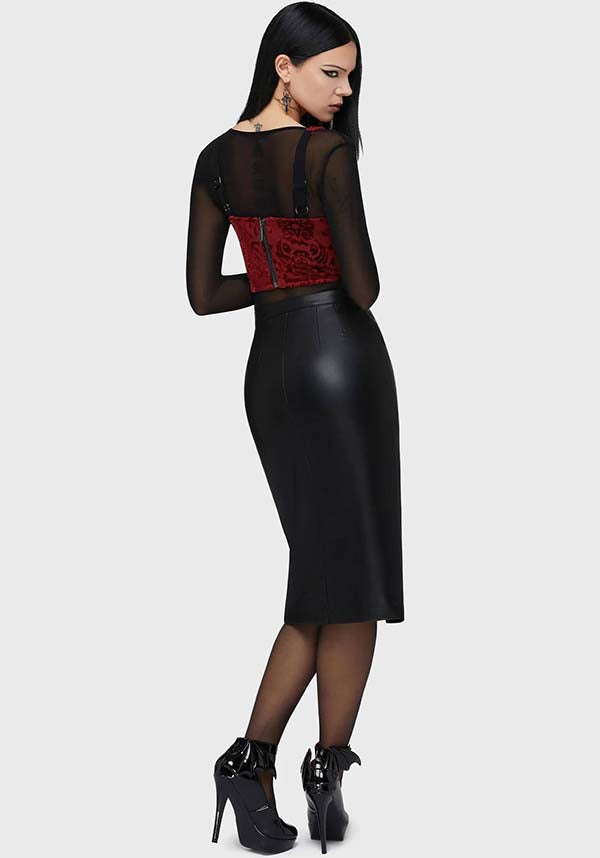 KILLSTAR Crimson Bloodlust | CORSET TOP - TOPS - Detail 2