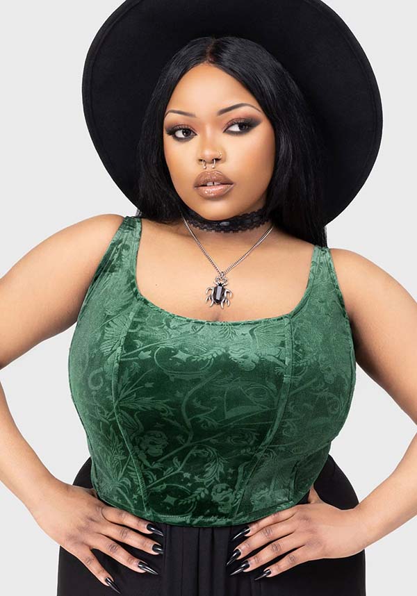 Emerald Envy | CORSET TOP