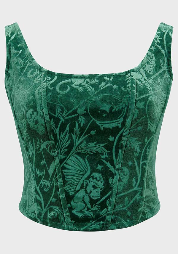 Emerald Envy | CORSET TOP