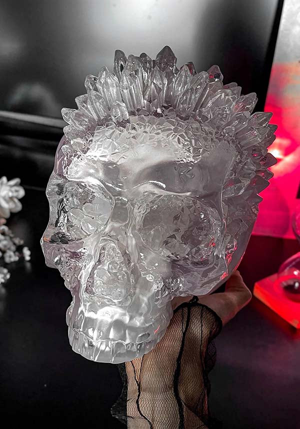 Geode Crystal Skull | ORNAMENT