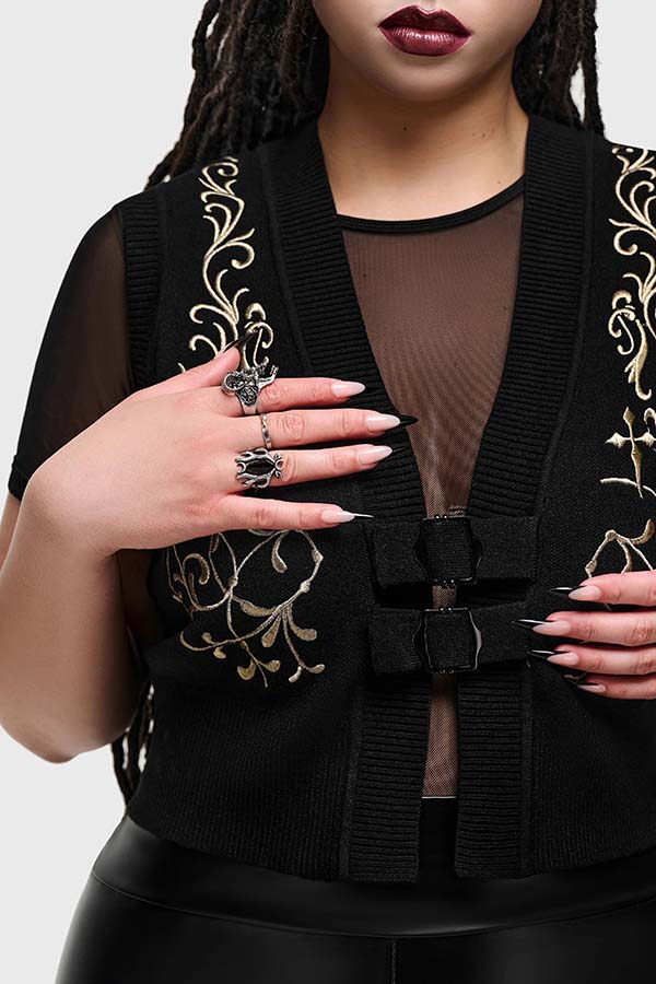 Golden Spire | KNIT TOP
