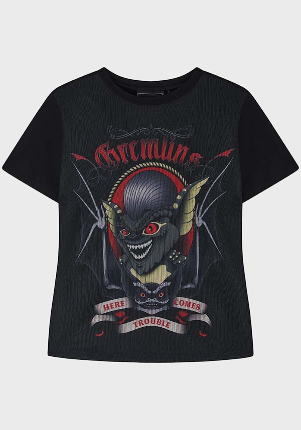 Here Comes Trouble | FITTED T-SHIRT*