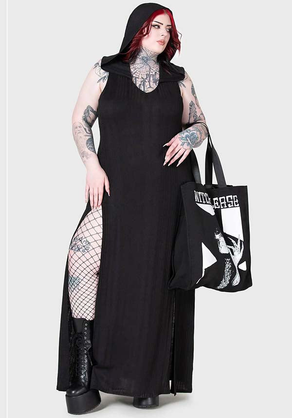 Hexin | HOODED DRESS