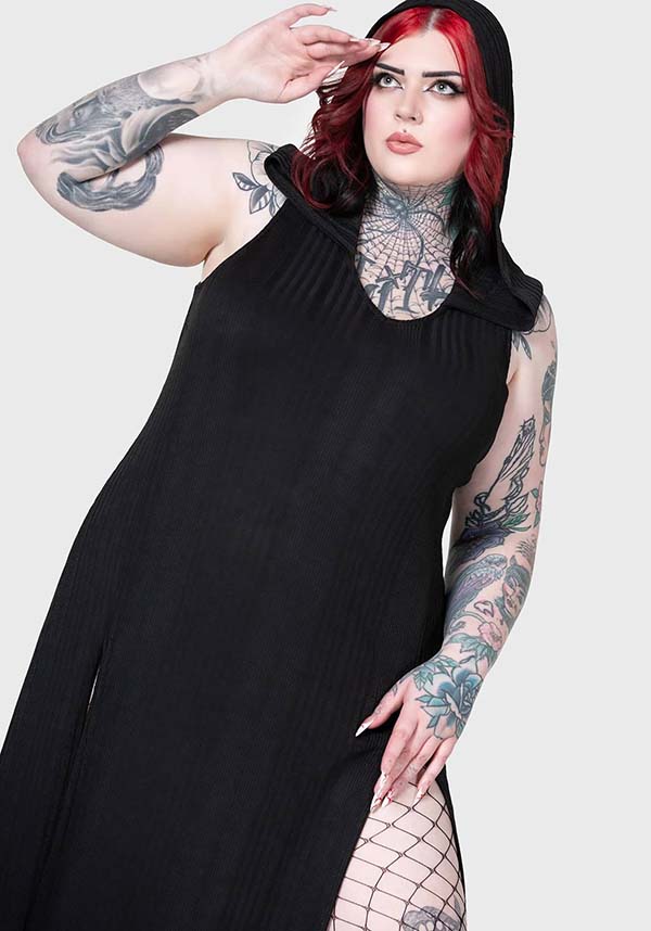 Hexin | HOODED DRESS