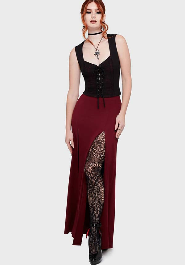 KILLSTAR Nocturne Kiss | TOP - TOPS - Back View