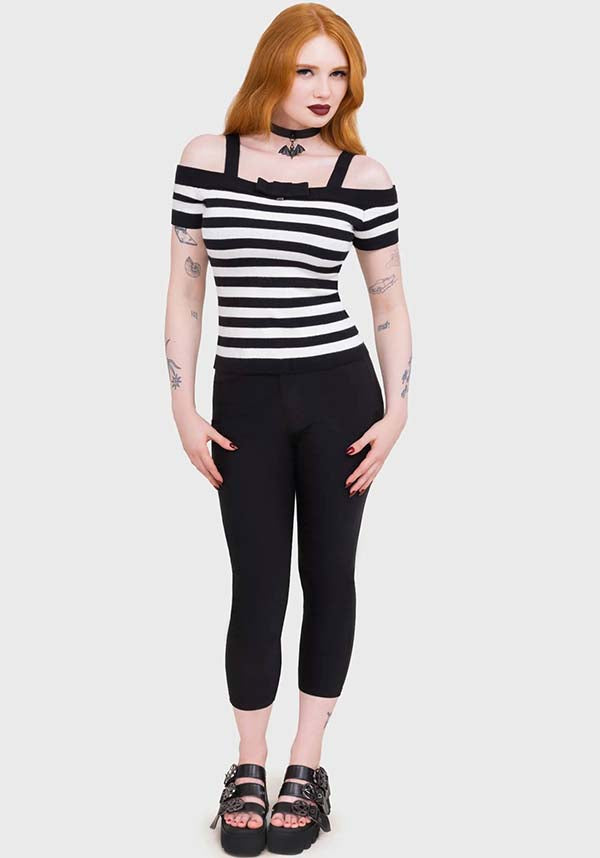 Noir Nancy Bardot | SWEATER*