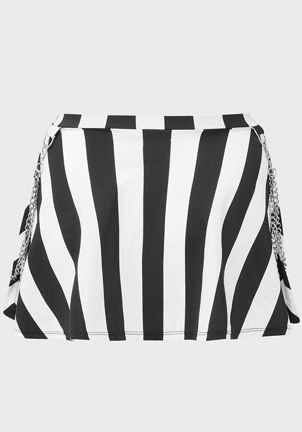 Pantha's Prowl | SWIM SKIRT - Beserk - all, all clothing, all ladies clothing, black and white, chain, clothing, discountapp, fp, googleshopping, goth, goth summer, goth summer clothing, gothic, killstar, KS1103865, ladies clothing, ladies skirt, may23, mini skirt, plus, plus size, R180523, short skirt, skirt, skirts, stripe, striped, striped skirt, stripes, stripey, summer, summer clothing, summer goth, swim, swim suit, swim wear, swimmers, swimming, swimsuit, swimwear, womens skirt