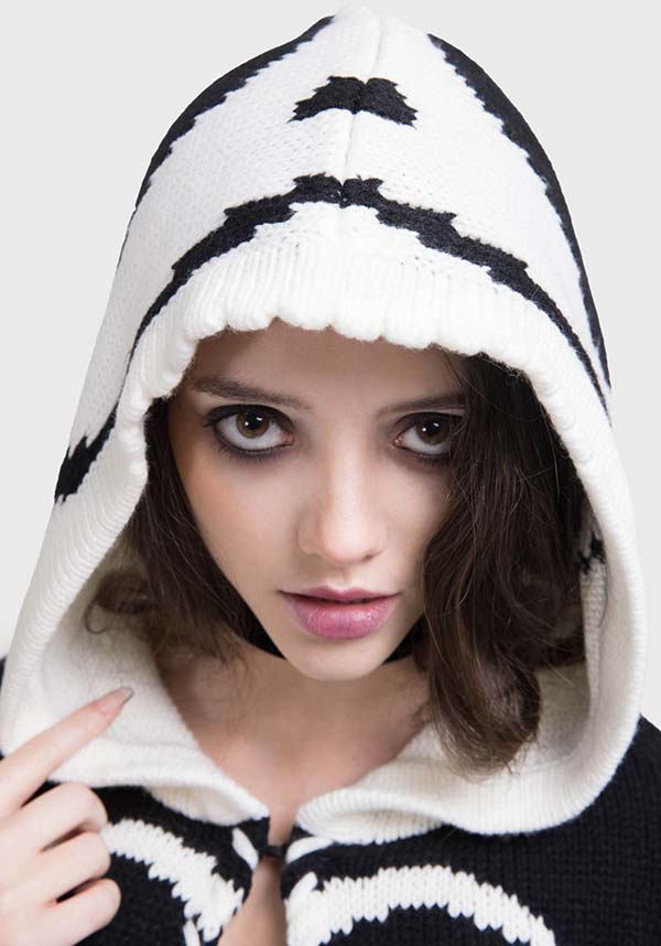 Scraps | HOODED CARDIGAN*