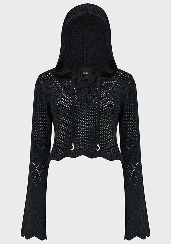 Shadow Witch | HOODED KNIT SWEATER