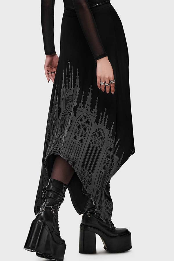 Thorned Spire | MIDI SKIRT