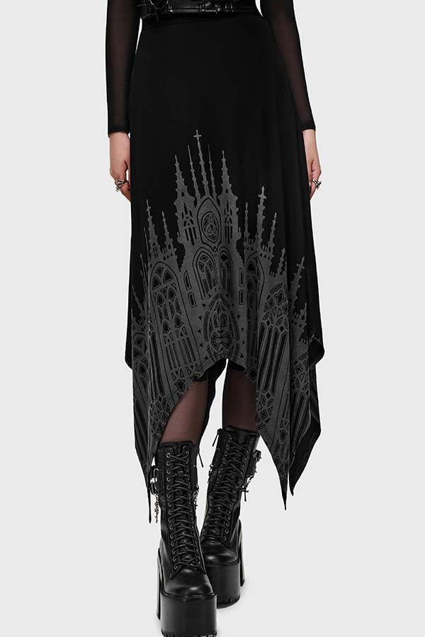Thorned Spire | MIDI SKIRT