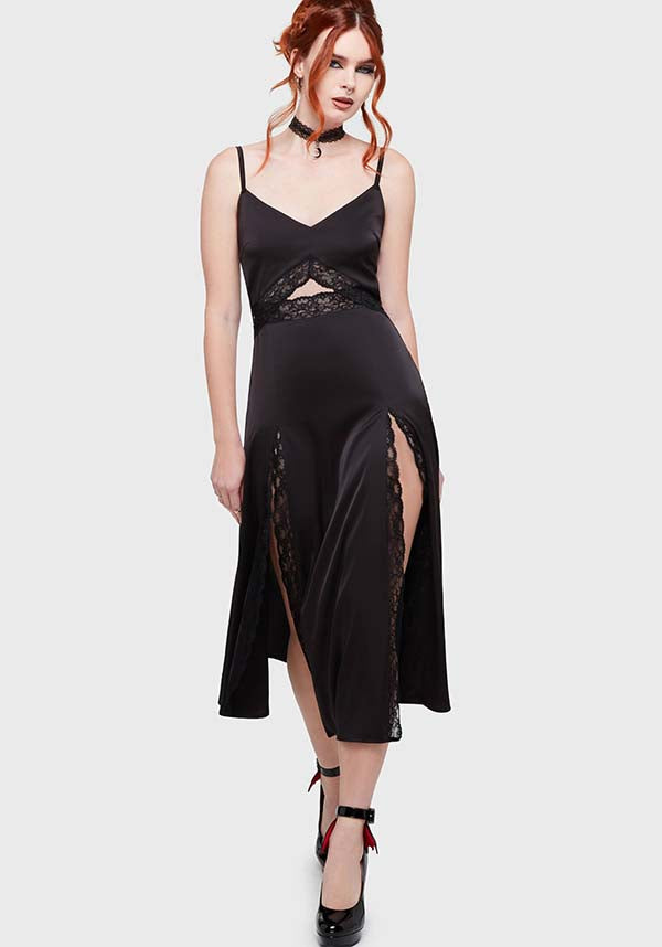 KILLSTAR Twilight Waltz | MIDI DRESS - DRESSES - Front View