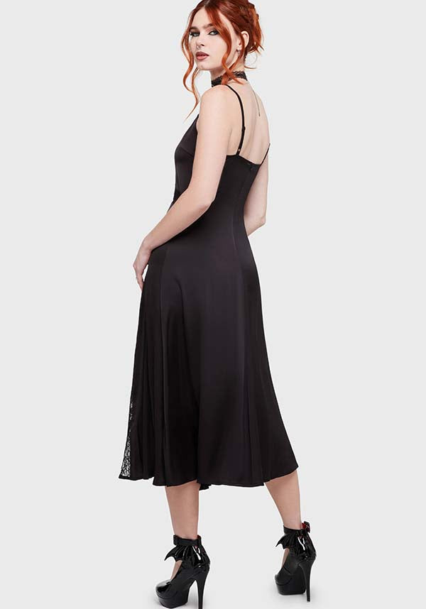 KILLSTAR Twilight Waltz | MIDI DRESS - DRESSES - Back View