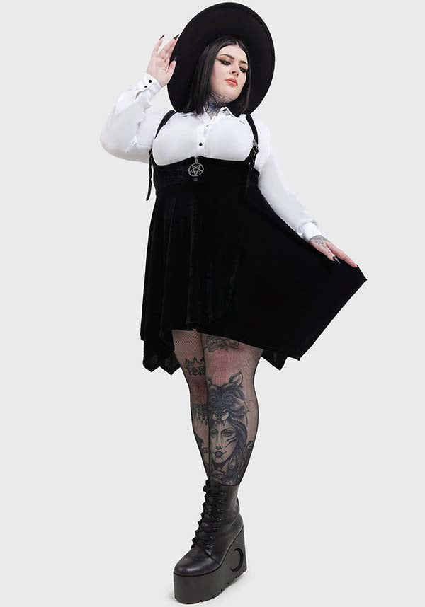 Vampfire | SUSPENDER SKIRT*