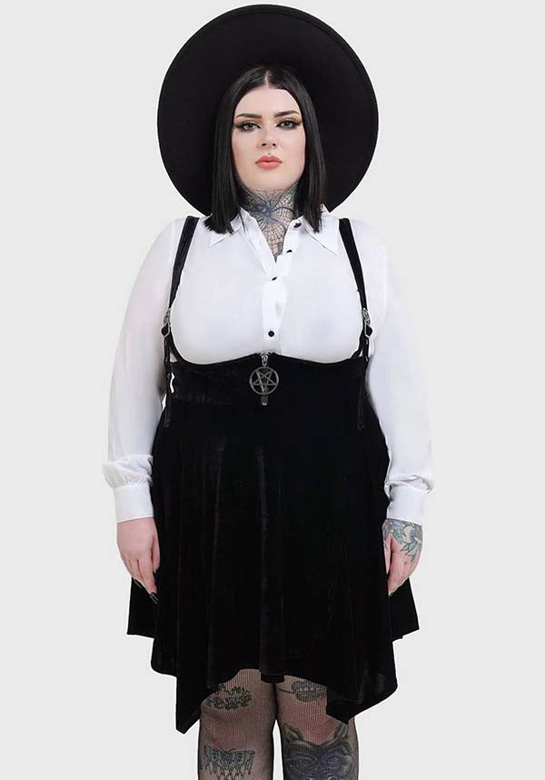Vampfire | SUSPENDER SKIRT*