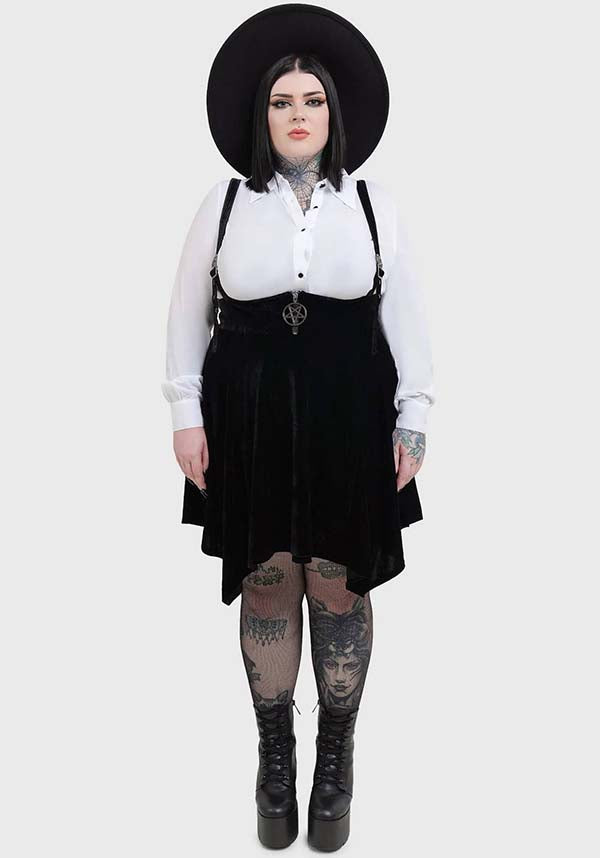 Vampfire | SUSPENDER SKIRT*