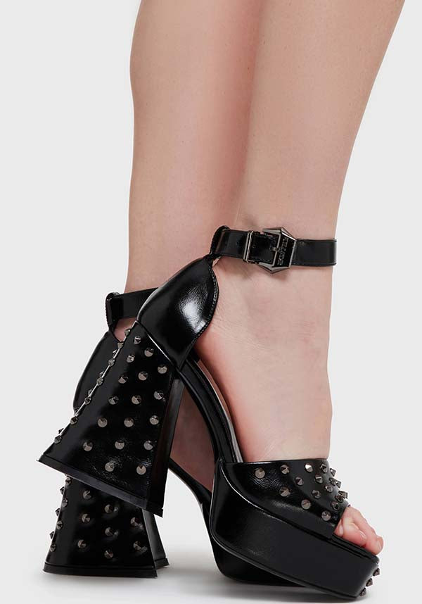 KILLSTAR Waltz Of The Wicked | PLATFORM HEELS - HEELS - Back View