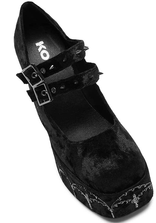 Lady Menace Grunge Crushed Velvet | HEELS