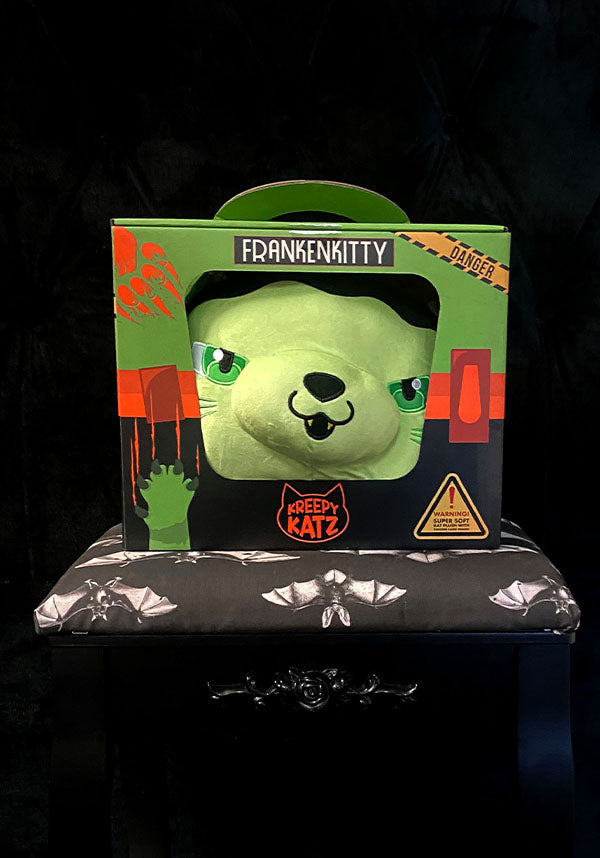Frankenkitty | KREEPY KATZ CARRIER PLUSH*
