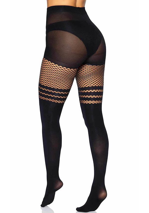 Ada Thigh High | FISHNET TIGHTS - Beserk - all, all clothing, all ladies, all ladies clothing, black, clickfrenzy15-2023, clothing, costume, cpgstinc, discountapp, edgy, feb18, fish net, fp, goth, gothic, grunge, hosiery, hosiery and socks, ladies, ladies clothing, leg avenue, pantyhose, pastel goth, punk, repriced08022023, stockings, tomfoolery