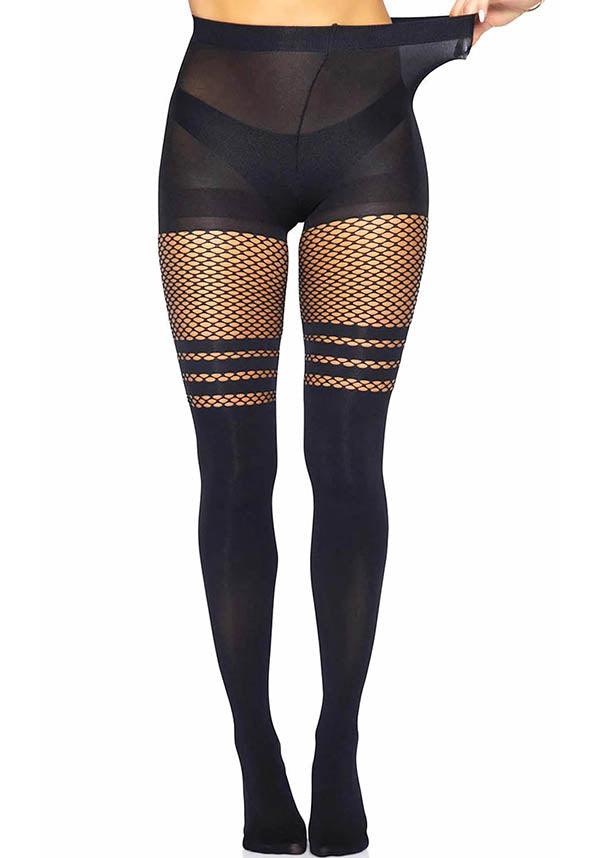 Ada Thigh High | FISHNET TIGHTS - Beserk - all, all clothing, all ladies, all ladies clothing, black, clickfrenzy15-2023, clothing, costume, cpgstinc, discountapp, edgy, feb18, fish net, fp, goth, gothic, grunge, hosiery, hosiery and socks, ladies, ladies clothing, leg avenue, pantyhose, pastel goth, punk, repriced08022023, stockings, tomfoolery