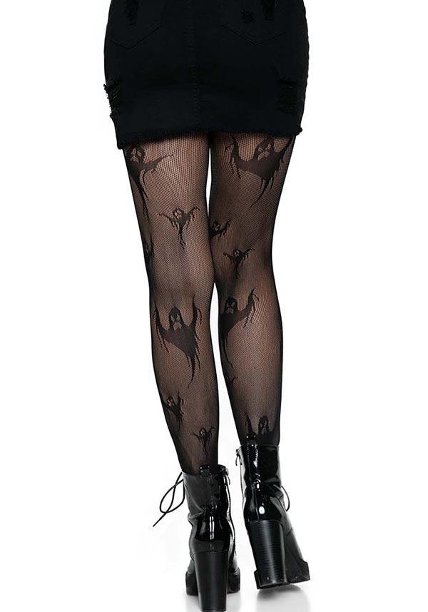 Get Ghosted | FISHNET TIGHTS* - Beserk - all, all clothing, all ladies clothing, clickfrenzy15-2023, clothing, cpgstinc, discountapp, eofy2023, eofy2023wed21-25, fishnet, ghost, googleshopping, goth, gothic, halloween, halloween clothing, halloween costume, hosiery, hosiery and socks, ladies clothing, R060922, repriced08022023, sale, sep22, Sept, spooky, stockings, tight, tights, tomfoolery, TOMIN320547, witch, witches, witchy