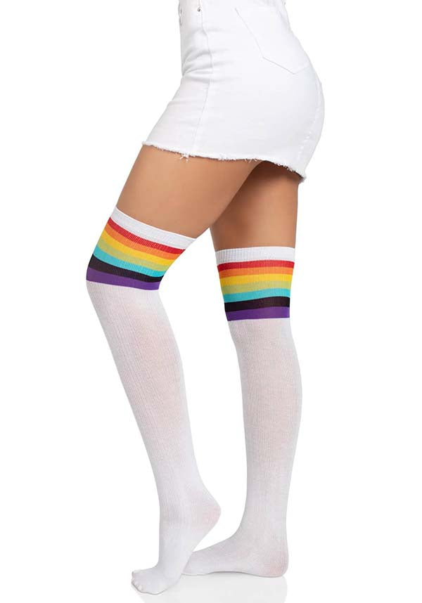 Nia Rainbow | THIGH HIGH STOCKINGS*