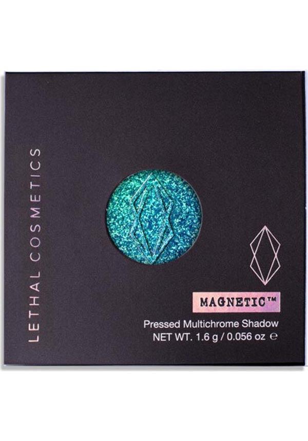 Scarab | PRESSED SHADOW - Beserk - all, blue, chrome, clickfrenzy15-2023, colour:blue, cosmetics, discountapp, eye, eye shadow, eyes, eyeshadow, eyeshadow pressed, fp, googleshopping, jan23, labelvegan, lethal cosmetics, LT-202212-1590, magnetic, make up, makeup, multi, multichrome, multicolour, navy, peacock, R080123, shimmer, shiny, turquoise, vegan