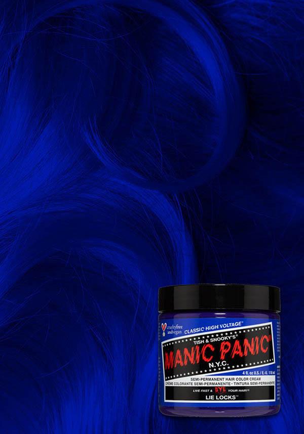 Lie Locks | CLASSIC COLOUR - Beserk - all, blue, clickfrenzy15-2023, cosmetics, cpgstinc, discountapp, dye, ebaymp, fp, goth, hair blue, hair colour, hair dye, labelvegan, manic panic, manic panic hair, mermaid, vegan