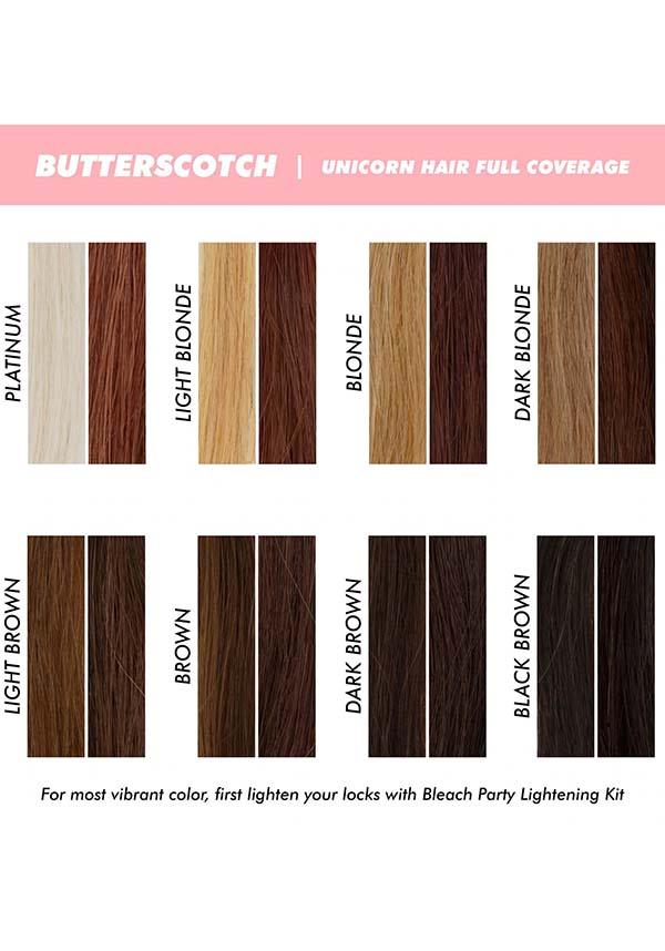 Butterscotch | UNICORN HAIR COLOUR - Beserk - all, brown, clickfrenzy15-2023, cosmetics, discountapp, dye, dyes, fp, ginger, hair, hair brown, hair color, hair colour, hair colours, hair dye, hair dyes, hair products, jun22, labelvegan, LCSO0655140, lime crime, lime crime hair, steampunk, vegan