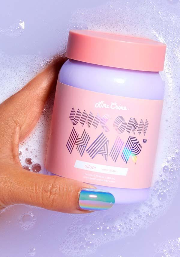 Dilute | UNICORN HAIR COLOUR - Beserk - all, clickfrenzy15-2023, cosmetics, discountapp, dye, fp, hair colour, hair dye, hair toner, labelvegan, lime crime, lime crime cosmetics, lime crime hair, pastel goth, vegan, violet