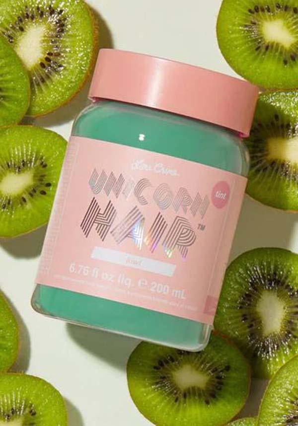 Kiwi | UNICORN HAIR COLOUR TINT - Beserk - all, colour:green, cosmetics, discountapp, dye, dyes, fp, googleshopping, gothic cosmetics, green, hair, hair color, hair colour, hair colours, hair dye, hair dyes, hair green, hair products, halloween cosmetics, jun23, labelnew, labelvegan, LCSO0735903, light green, lime crime cosmetics, lime crime hair, mint green, pastel, pastel goth, pastel green, R150623, vegan