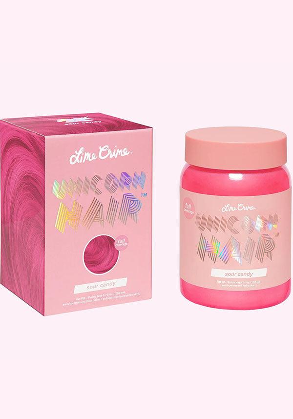 Sour Candy | UNICORN HAIR COLOUR - Beserk - all, apr21, bright pink, clickfrenzy15-2023, cosmetics, cruelty free, discountapp, dye, fp, hair colour, hair dye, hair pink, hot pink, labelvegan, lime crime, lime crime hair, mermaid, pink, rainbow, repriced010623, vegan