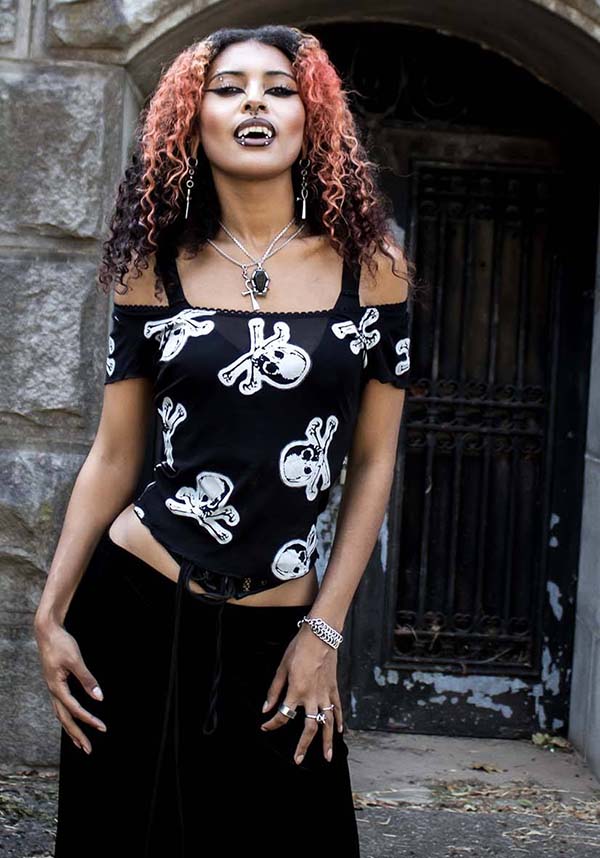 Skull & Cross Bones | MESH TOP