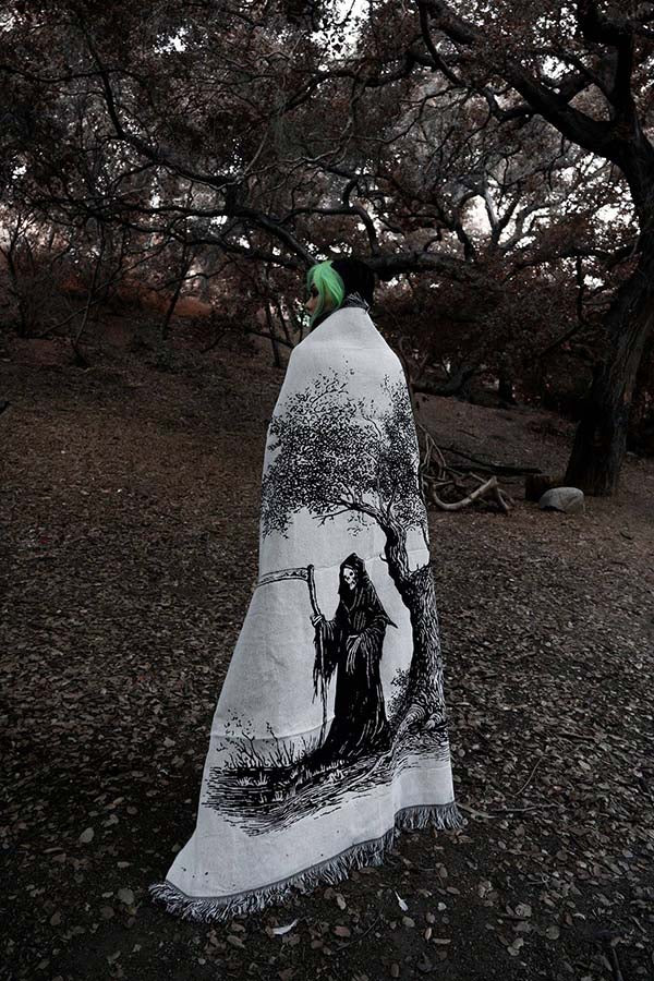 Scythe & Silence Woven | TAPESTRY BLANKET