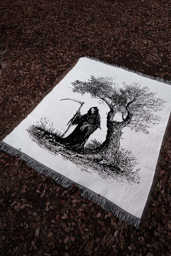 Scythe & Silence Woven | TAPESTRY BLANKET