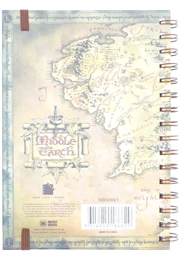 Lord of the Rings: Map | NOTEBOOK