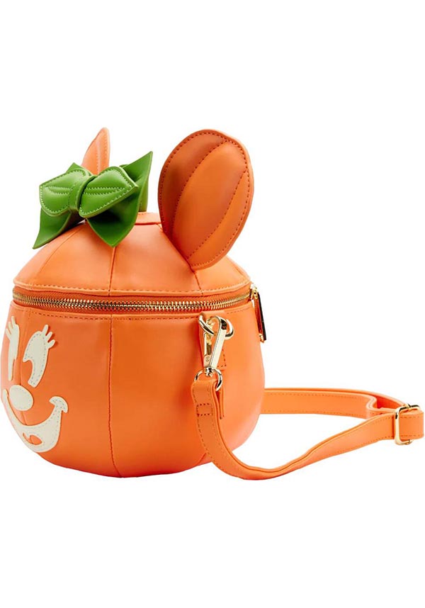 Disney: Minnie Pumpkin Glow Face | CROSSBODY BAG*