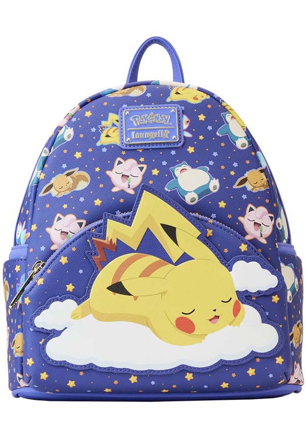 Loungefly Pokemon Pikachu & Eevee Floral Mini Backpack