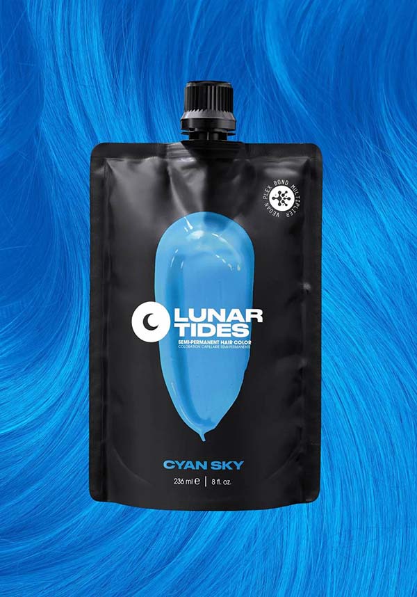 Lunar Tides Cyan Sky - Front View