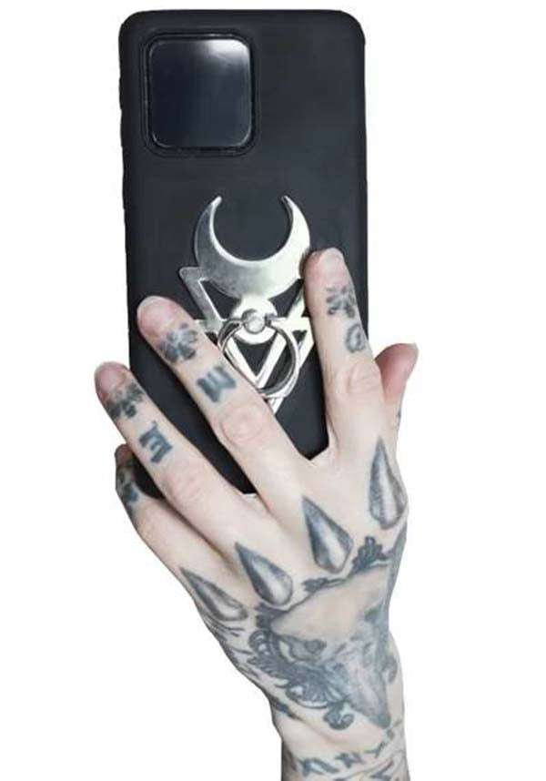 Lunar Triangle | PHONE RING HOLDER*