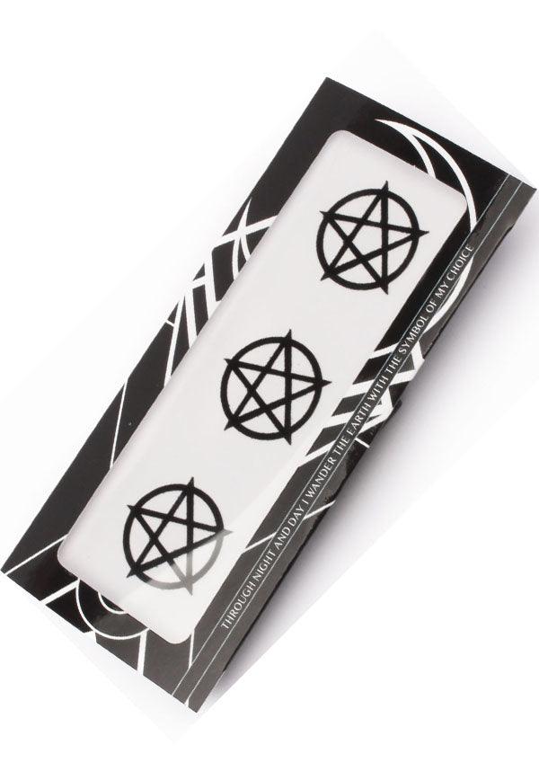 Pentacle | FACE STICKER - Beserk - accessories, all, aug20, clickfrenzy15-2023, cosmetics, discountapp, face, fp, goth, gothic, gothic accessories, gothic cosmetics, halloween, halloween cosmetics, halloween costume, halloween makeup, happy halloween, ladies accessories, magic markings, make up, makeup, medieval, mini pentagram, pentacle, pentagram, special fx makeup, witchcraft
