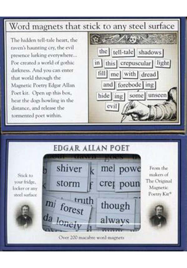 Edgar Allan Poet | MAGNETIC POETRY
