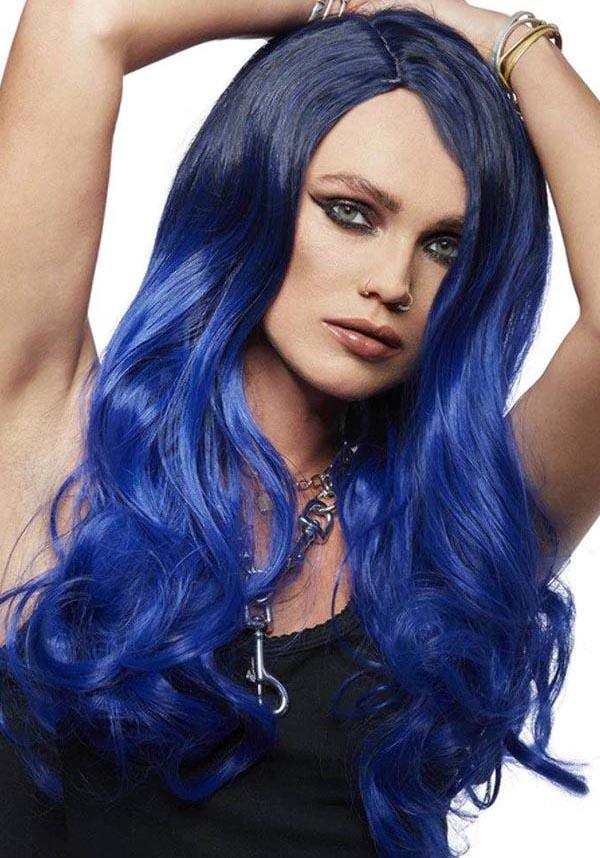 After Midnight Ombre Queen Bitch | WIG - Beserk - accessories, all, blue, clickfrenzy15-2023, colour:blue, cosmetics, cosplay, costume, cpgstinc, curled, curls, curly, dark blue, discountapp, fp, hair, hair accessories, hair blue, halloween, halloween cosmetics, halloween costume, hats and hair, ladies accessories, manic panic hair, may22, R100522, SMI5000007755, smiffys, wavy, wig, wigs