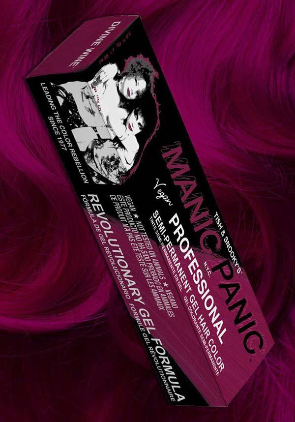 Divine Wine Semi-Permanent | HAIR COLOUR - Beserk - all, apr19, clickfrenzy15-2023, cosmetics, cpgstinc, discountapp, dye, fp, goth, hair colour, hair dye, hair red, labelvegan, manic panic, manic panic hair, pink, red, vegan
