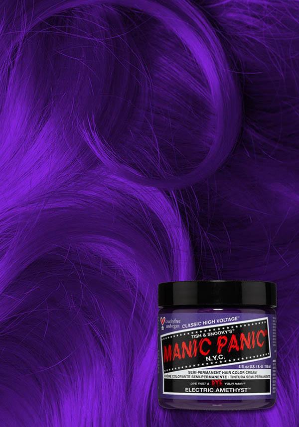 Electric Amethyst | CLASSIC COLOUR - Beserk - all, clickfrenzy15-2023, cosmetics, cpgstinc, discountapp, dye, ebaymp, fp, hair, hair colour, hair dye, hair purple, labelvegan, manic panic, manic panic hair, mermaid, purple, vegan, violet