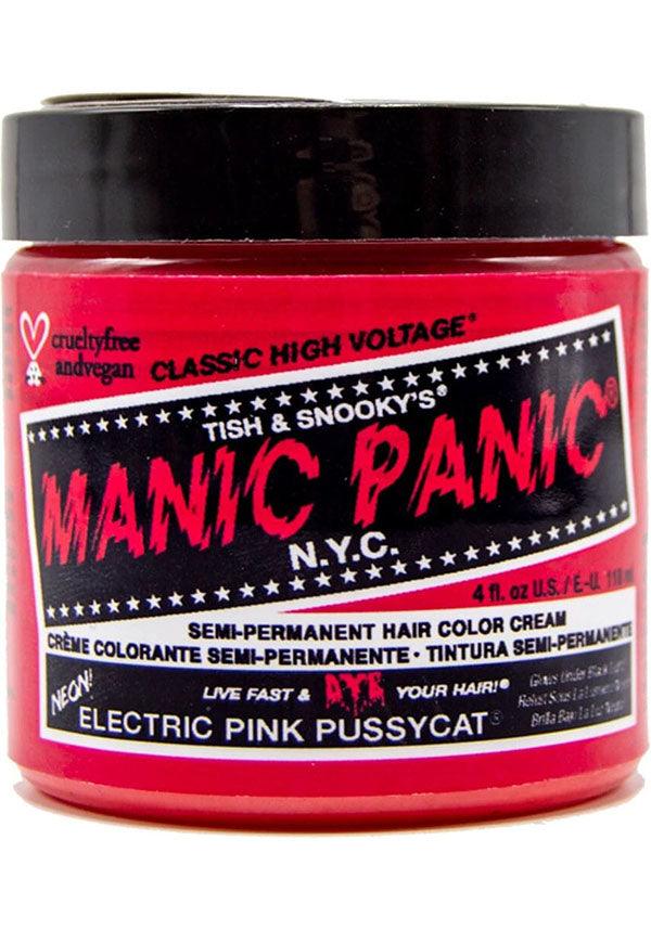 Electric Pink Pussycat | CLASSIC COLOUR - Beserk - all, clickfrenzy15-2023, discountapp, ebaymp, fp, hair, hair colour, hair dye, hair dyes, hair pink, labeluvreactive, labelvegan, manic panic, manic panic hair, mermaid, pink, rainbow, uv, uv reactive, uvreactive, uvreactive1, vegan